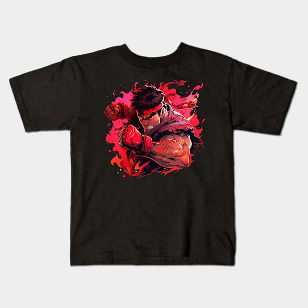 ryu Kids T-Shirt by skatermoment